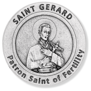 Saint Gerard Pocket Token (1.25") - Patron of Fertility - Closeout Sale *  (Minimum quantity purchase is 3)