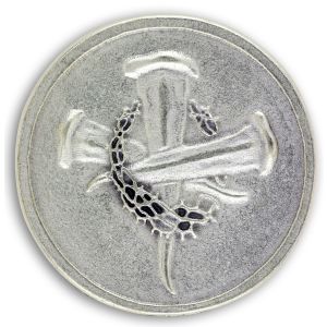   John 3:16 Pocket Token - Nails and Crown of Thorns (Minimum quantity purchase is 1)