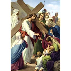 Stations of the Cross Print Set by Vincentini – 15 Prints, 6" x 8", Made in Italy  (Minimum quantity purchase is 1)  