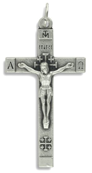  Jerusalem Crucifix 1-5/8 inch *  (Minimum quantity purchase is 3)
