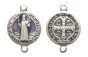 St. Benedict Our Father Bead, blue enamel   (Minimum quantity purchase is 6)