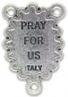  Our Lady Untier of Knots / Pray for Us Center Piece with a Border of Roses - 1"   (Minimum quantity purchase is 2)