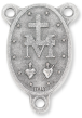  Miraculous Medal Center with Blue Enamel - 1"  (Minimum quantity purchase is 2)