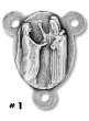 Seven Sorrows Medals Parts Set - 8 Piece Set, Silver Ox *  (Minimum quantity purchase is 1)
