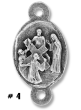 Seven Sorrows Medals Parts Set - 8 Piece Set, Silver Ox *  (Minimum quantity purchase is 1)