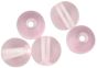  Pink Glass Beads, 8 mm round - 60 beads   (Minimum quantity purchase is 1)