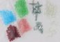 Rosary Kit - 6mm Birthstone Colored Glass Crystal Beads -Makes 4 Rosaries   (colors may vary) No pliers (Minimum quantity purchase is 1)