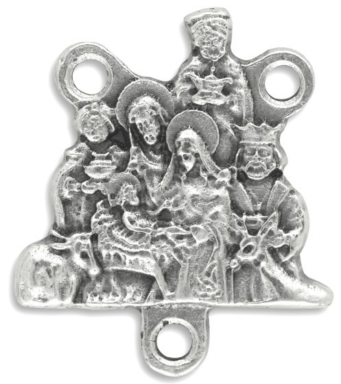 The Nativity Centerpiece - Silver Ox, 1"   (Minimum quantity purchase is 3)