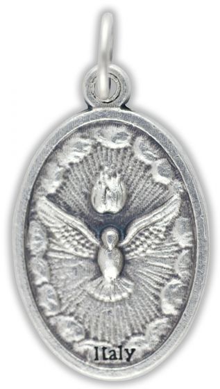  Holy Spirit / "Come Holy Spirit" Medal - 1 inch  (Minimum quantity purchase is 3)