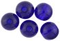  Blue Glass Beads, 8 mm round - 60 beads    (Minimum quantity purchase is 1)