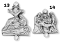  Stations of the Cross Medals Parts Set of 14 * (Minimum quantity purchase is 1) 