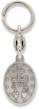 Miraculous Medal Blue Enamel Key Chain in English - 3 3/4' @    (Minimum quantity purchase is 1)
