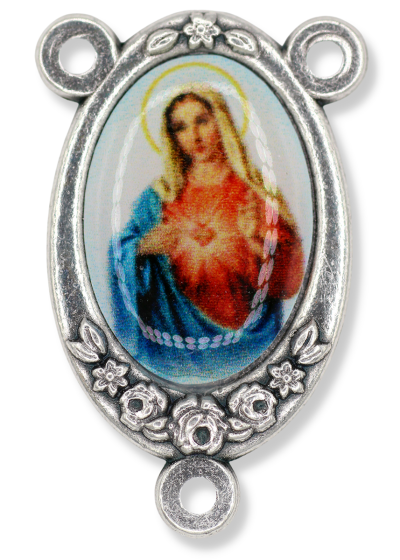   Immaculate Heart of Mary Color Image Center Piece - 1 inch   (Minimum quantity purchase is 3)