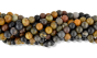 Dark Earth Jasper Jade Beads, 8mm - Pkg 60   (Minimum quantity purchase is 1)