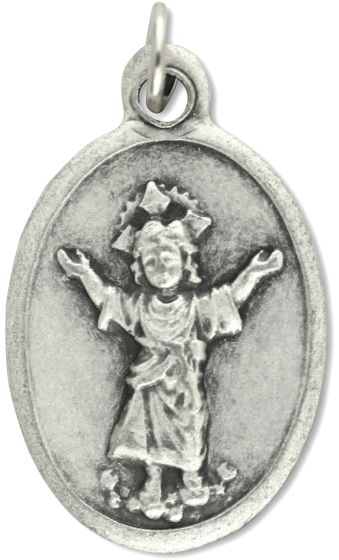  Divino Nino Medal - Italian Silver OX 1 inch (Minimum quantity purchase is 2)