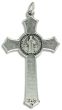  St Benedict Flared Edge Crucifix Pendant - 3 inch with booklet      (Minimum quantity purchase is 1)