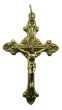     Flared Sunburst Crucifix - 2 inch Bronze  (Minimum quantity purchase is 1)