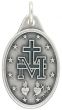 Miraculous Medal - Die-cast Italian Traditional Latin Version - 1 inch     (Minimum quantity purchase is 3)