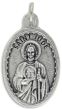  St Jude / Pray for Us Medal Patronage: Impossible Cases - 1 1/8" (Minimum quantity purchase is 3)