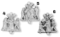  Stations of the Cross Medals Parts Set of 14 * (Minimum quantity purchase is 1) 
