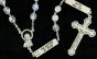  The Mysteries Rosary with Clear Crystal 8 mm Beads - 22"   (Minimum qty. purchase is 1)  