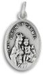  Virgin of Carmel / Pray for Us - Silver Oxidized Die Cast - 1" -  Made In Italy (Minimum quantity purchase is 3)