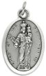 Our Lady Queen of Peace Medal - Italian Silver OX 1 inch    (Minimum quantity purchase is 2)