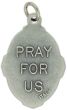 4 Way / Pray for Us Medal - Unique Oval Shape - 1 inch (Minimum quantity purchase is 2)