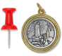 Our Lady of Fatima 100 Year Anniversary Two Tone Medal - 1" (Minimum quantity purchase is 1)