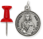 St. Dymphna Medal, Patron Saint of Stress, Anxiety and Mental Health - 7/8"    (Minimum quantity purchase is 3)