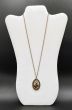  Saint Christopher Large Necklace/ Car Mirror Pendant - Bronze Finish 1 7/8" Color Medal with 22" Chain   (Minimum quantity purchase is 1)