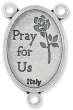  St Joseph with Jesus / Pray for Us Center Piece - 7/8"    (Minimum quantity purchase is 3)