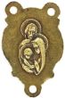  Bronze Sacred Heart of Jesus - Holy Family Rosary Center Piece (Minimum quantity purchase is 3)