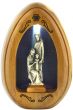 Olivewood Tabletop Holy Family with LED Light - 4.5" (Minimum quantity purchase is 1)