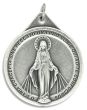  Large Round Miraculous Medal in Latin- 1 1/2 inch *   (Minimum quantity purchase is 2)