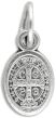 St Benedict Medal- Oxidized 1/2 inch  (Minimum quantity purchase is 5)
