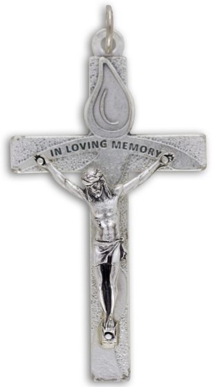   "In Loving Memory" Two-Sided Crucifix - 3 1/16" (Minimum quantity purchase is 1)