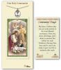 Pewter First Holy Communion Medal with Prayer Card