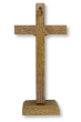 Simple Stand Up Crucifix with Antique Gold Corpus - 8.25 x 3.75"   (Minimum quantity purchase is 1)