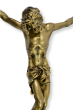 Jesus Corpus for Crucifix – Extra Large 15 3/4" Bronze Finish Resin & INRI, Made in Italy   (Minimum quantity purchase is 1)