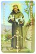  Pray the Rosary Card - PVC with raised beads - St Francis Rosary Holy Card    (Minimum quantity purchase is 1)