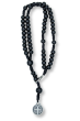 St Benedict Rosary Bracelet with Black Wood Beads   (Minimum quantity purchase is 1)