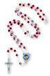 Carlo Acutis (Sacred Heart of Jesus) 14" Rosary Necklace - Made in Italy *  ( Minimum quantity purchase is 1)