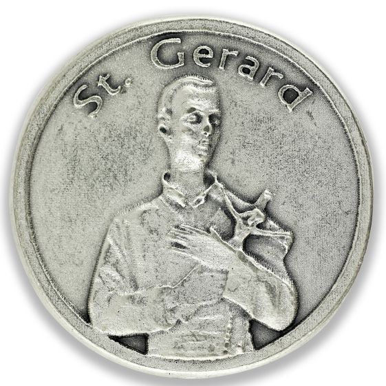   St Gerard Pocket Token / Patron Saint of Fertility    (Minimum quantity purchase is 1)