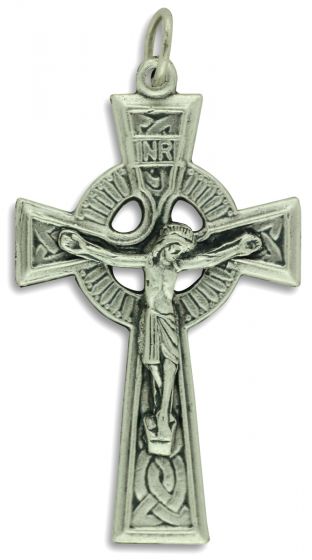  Celtic Cross Crucifix 1 5/8"  (Minimum quantity purchase is 1)