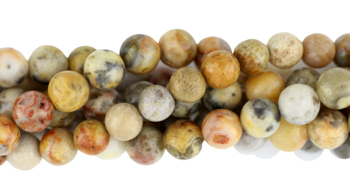 Crazy Lace Agate Beads, 11mm - 1 Strand 35 Beads - Closeout Sale *  (Minimum quantity purchase is 1)
