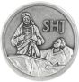 Sacred Heart of Jesus comforting the Sick Pocket Token (Minimum qty. purchase is 1)
