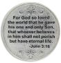   John 3:16 Pocket Token - Nails and Crown of Thorns (Minimum quantity purchase is 1)