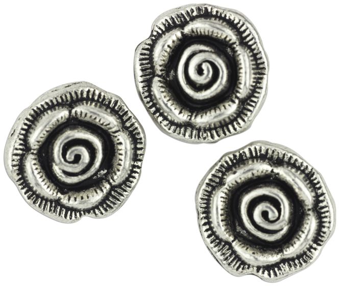  Large Flower Our Father Bead - 12mm - pkg of 12 