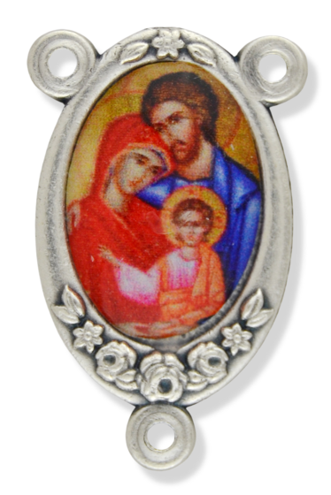 Holy Family Color Image Center Piece (Byzantine) - 1 inch   (Minimum quantity purchase is 2)